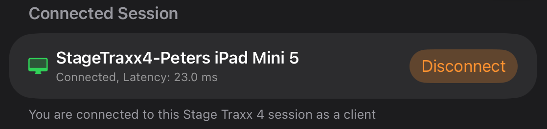 Network Sessions Connected