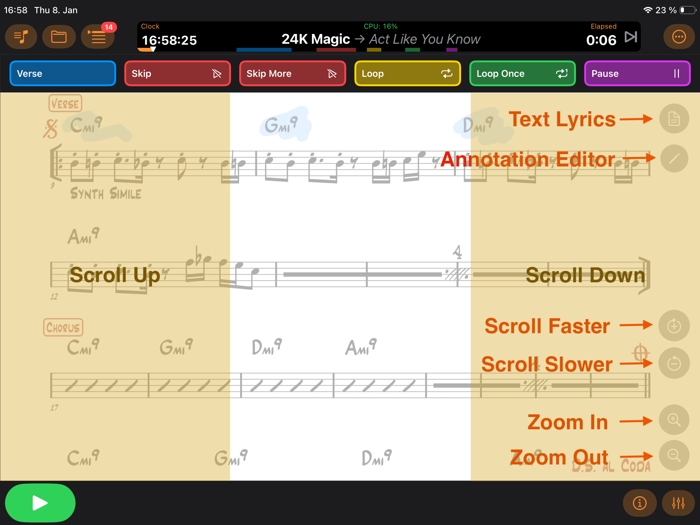 PDF Navigation Tap Zones
