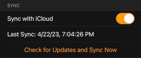 Enable Cloud Sync